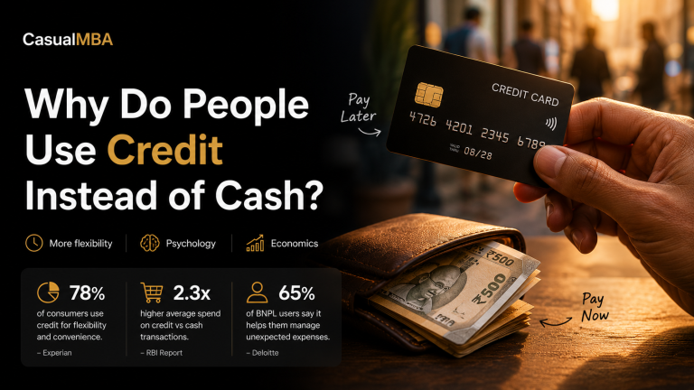 Why Do People Sometimes Use Credit Instead of Just Using Cash?