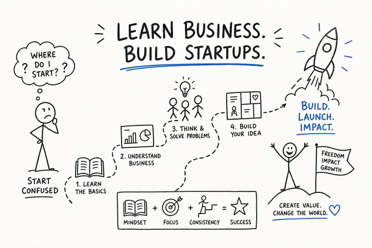 How to Start Learning Business and Startups From Scratch
