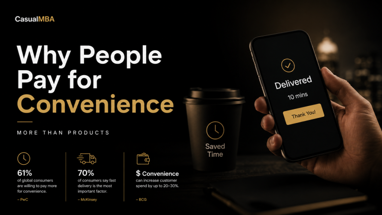 Why People Pay for Convenience More Than Products